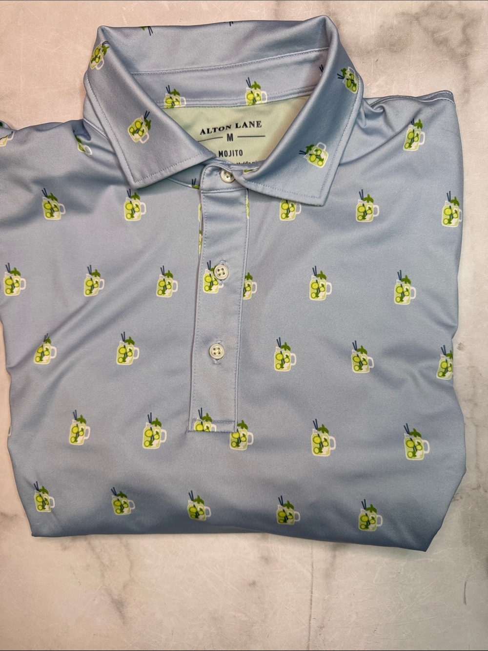 Alton Lane Mojito Print Polo